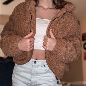 Fluffy jacket/ Teddy bear jacket